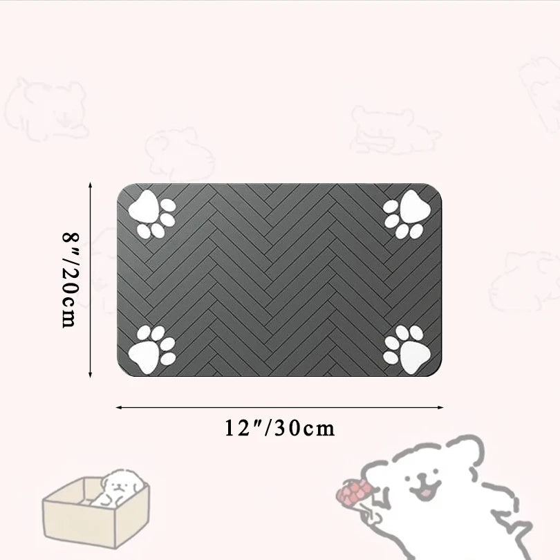 Quick Dry Placemat for Pet Food and Water Bowl