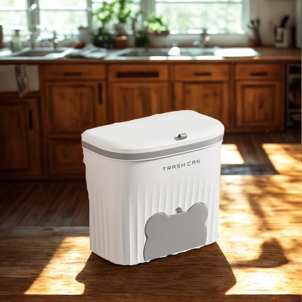 Clipped Or Mounted Waste Basket