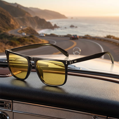 Night Vision & Polarised Sunglasses – Classic Square