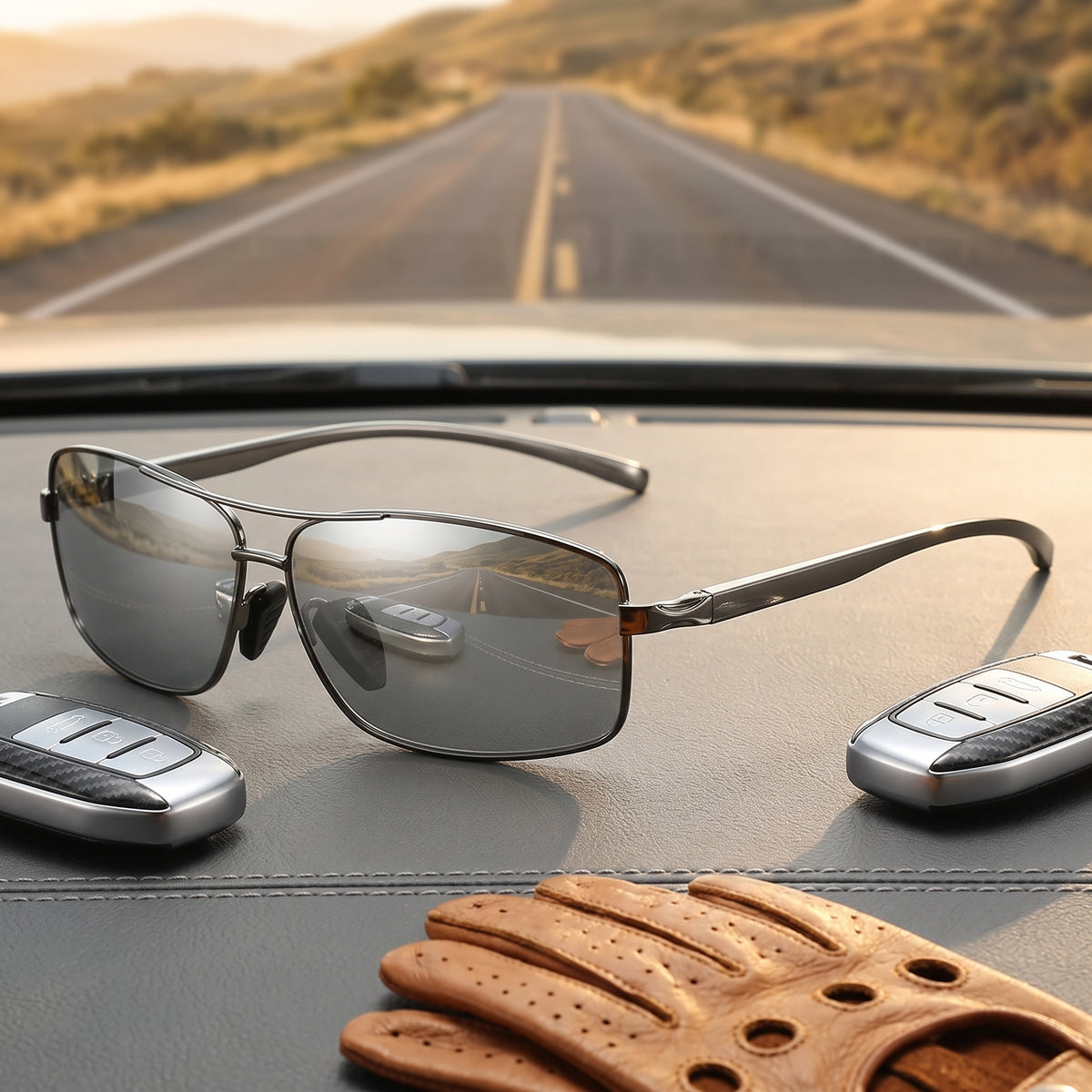 Night Vision & Polarised Sunglasses – Stealth Aviator