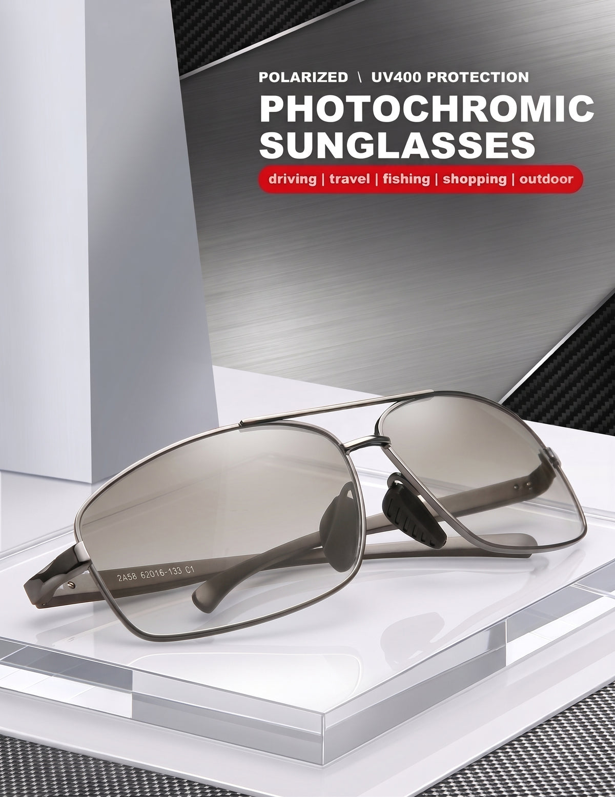 Night Vision & Polarised Sunglasses – Stealth Aviator