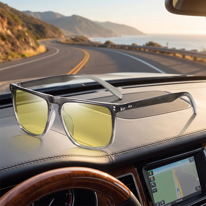 Night Vision & Polarised Sunglasses – Classic Square