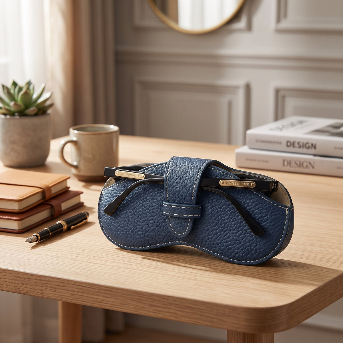Portable Leather Sunglasses & Glasses Case – Lightweight Unisex Eyewear Protector