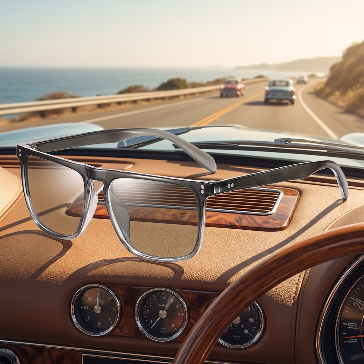 Night Vision & Polarised Sunglasses – Classic Square