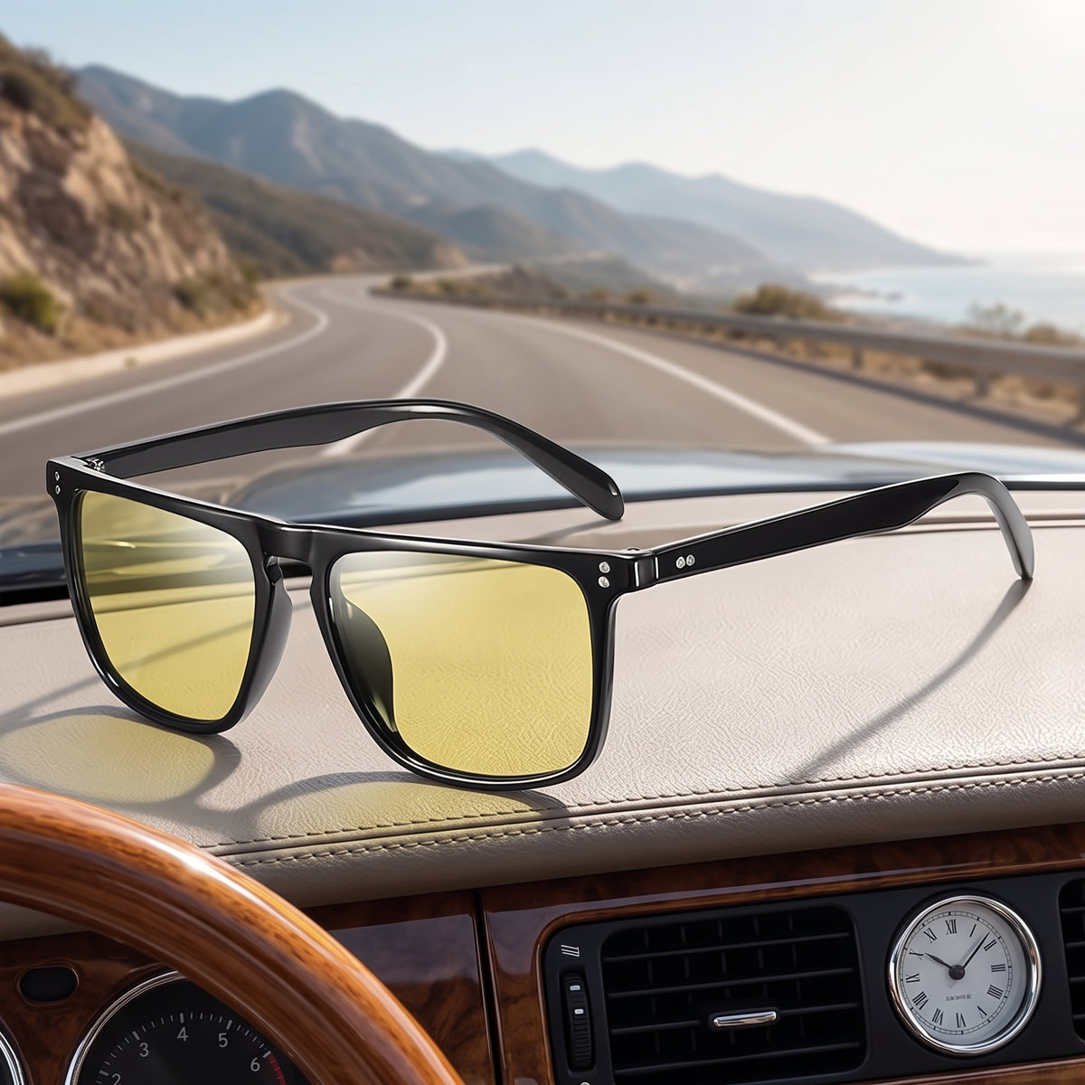Night Vision & Polarised Sunglasses – Classic Square