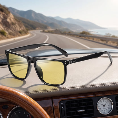 Night Vision & Polarised Sunglasses – Classic Square
