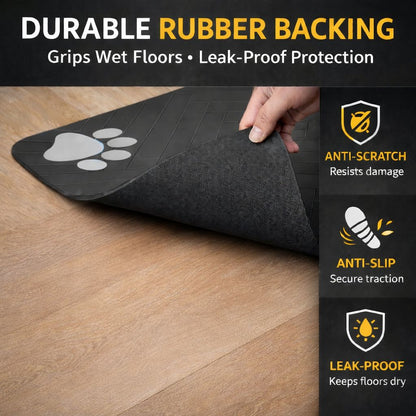 Quick Dry Placemat for Pet Food and Water Bowl