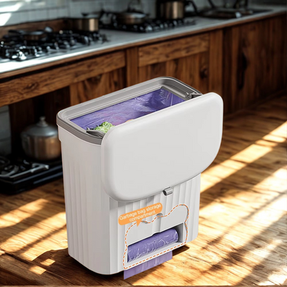 Clipped Or Mounted Waste Basket