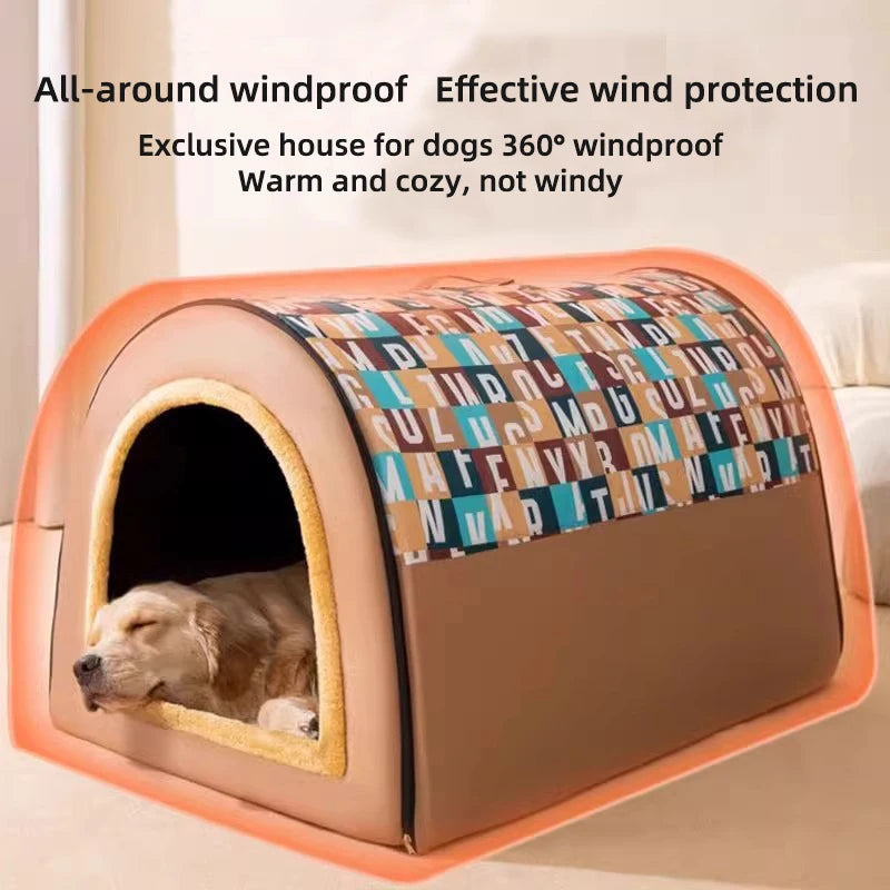 Cozy Indoor Dog House Tent – Soft, Stylish & Spacious