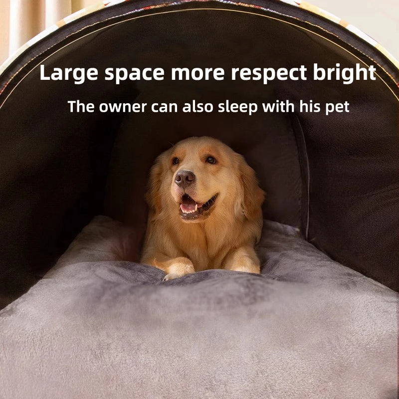 Cozy Indoor Dog House Tent – Soft, Stylish & Spacious