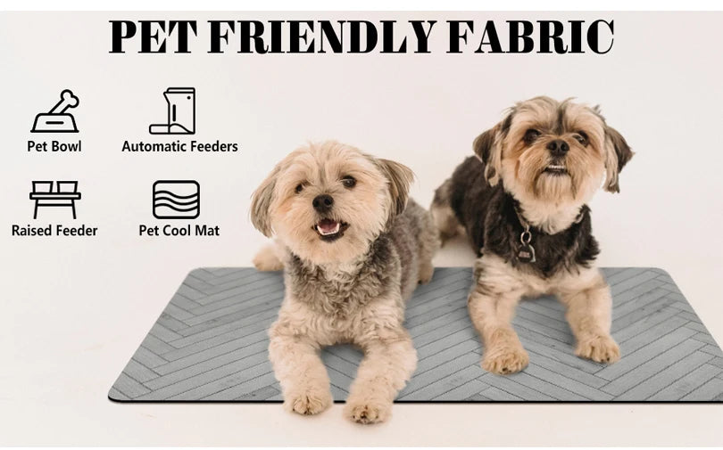 Quick Dry Placemat for Pet Food and Water Bowl