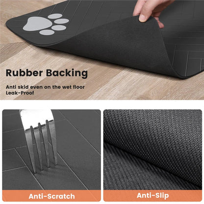 Quick Dry Placemat for Pet Food and Water Bowl