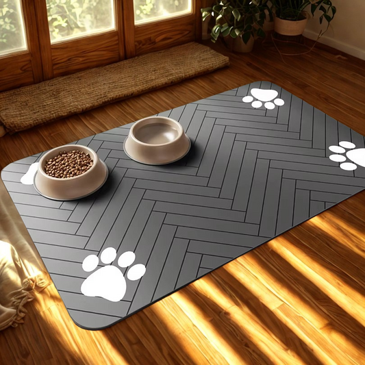 Quick Dry Placemat for Pet Food and Water Bowl