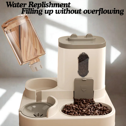 Automatic Pet Feeder With Water Fountain